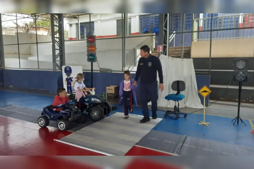  Guarda Civil Municipal (GCM) de Apucarana realizou palestras de recreação 