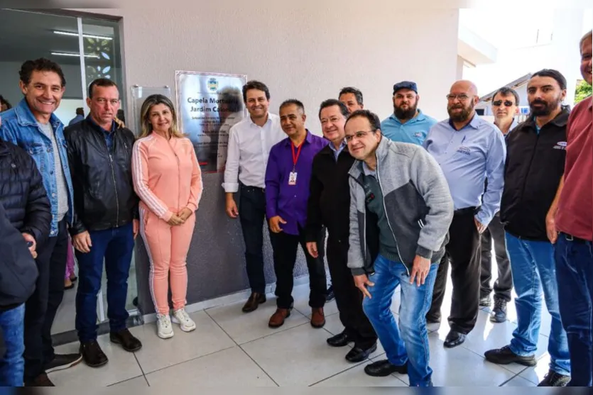 Junior da Femac entrega nova capela mortuária do “Colonial”