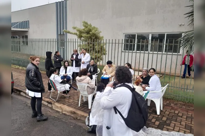  Na região, apenas os profissionais de Rolândia aderiram à greve nesta quarta-feira 