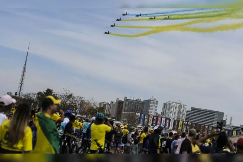  O desfile ocorreu após um hiato de dois anos devido à pandemia de covid-19. 