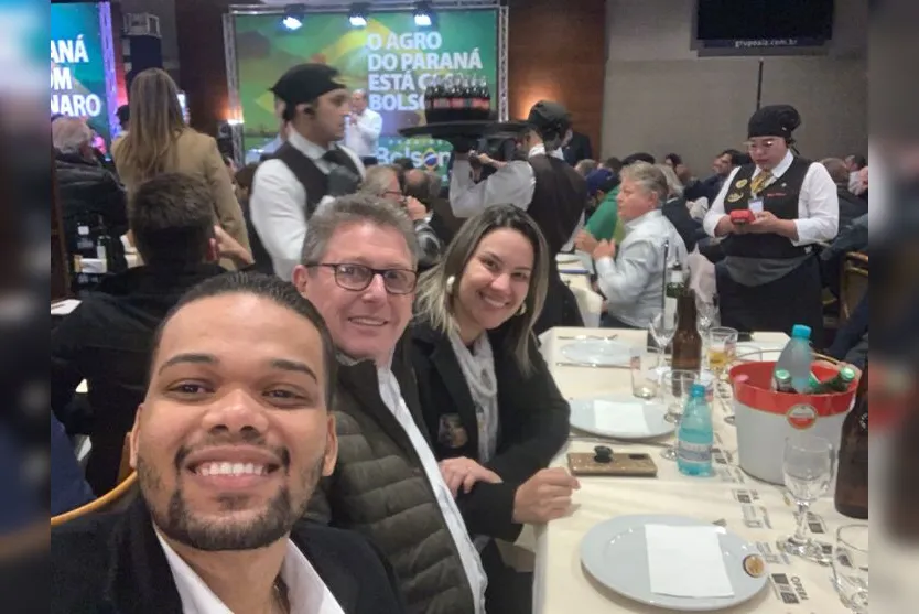 Oduwaldo Calixto com o presidente Bolsonaro