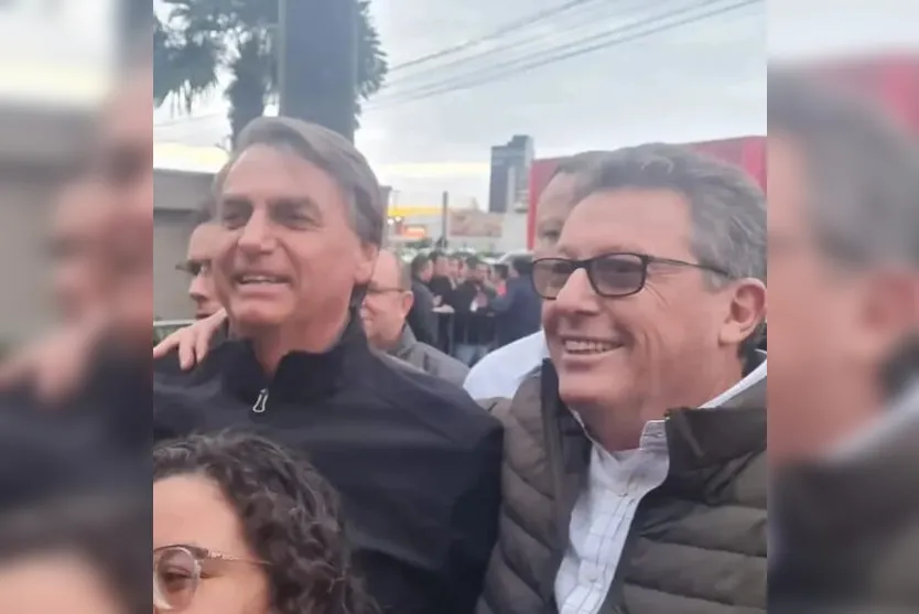 Oduwaldo Calixto com o presidente Bolsonaro