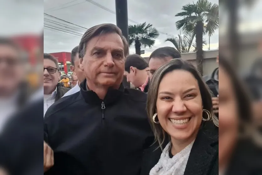 Oduwaldo Calixto com o presidente Bolsonaro