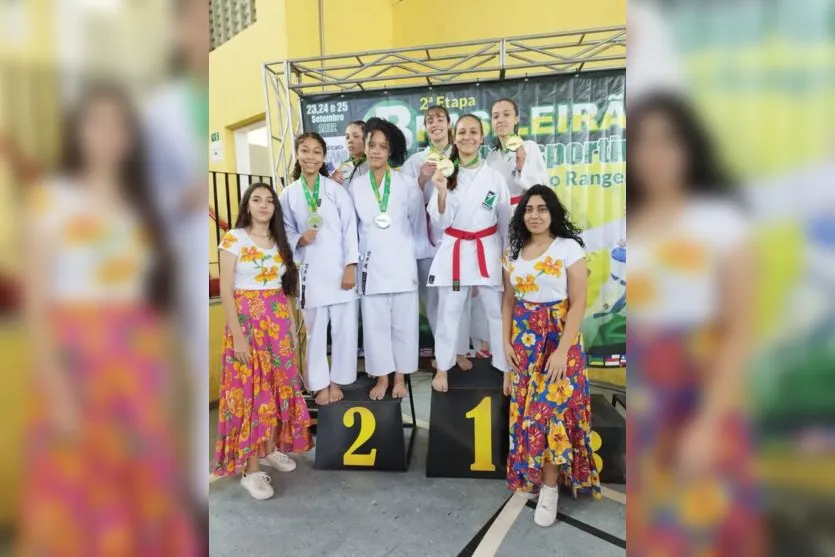  Os atletas cooperaram para que a seleção Paranaense ficasse em quinto lugar na classificação geral 