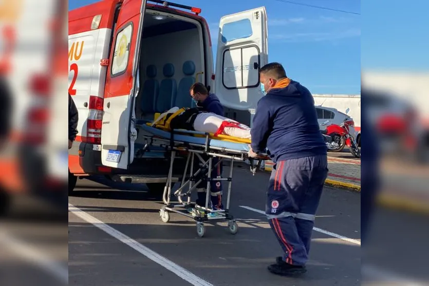  Vítima foi encaminhada para atendimento médico no Hospital da Providência. 