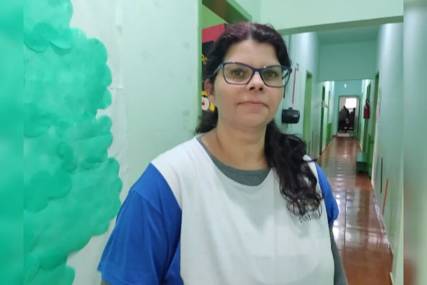  professora de Educação Infantil do CMEI Nossa Senhora Aparecida de Ivaiporã, Fernanda Soares da Conceição, de Ivaiporã 