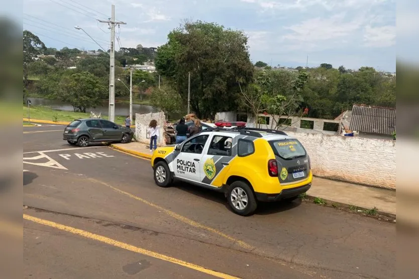  A Polícia Militar (PM) foi acionada para confeccionar o boletim de ocorrências 