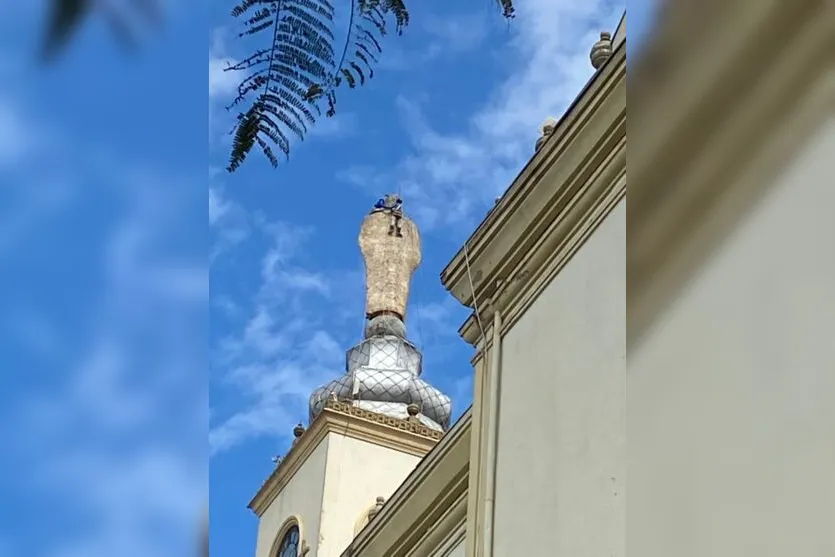  A revitalização vai preservar a mesma tonalidade da igreja, que foi reformada pela última vez há 25 anos 