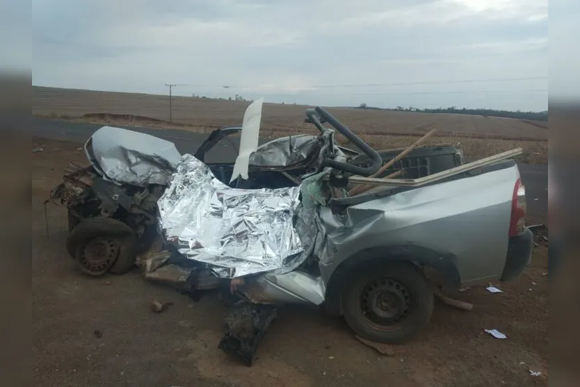  A vítima fatal dirigia um GM Montana com placas de Londrina 