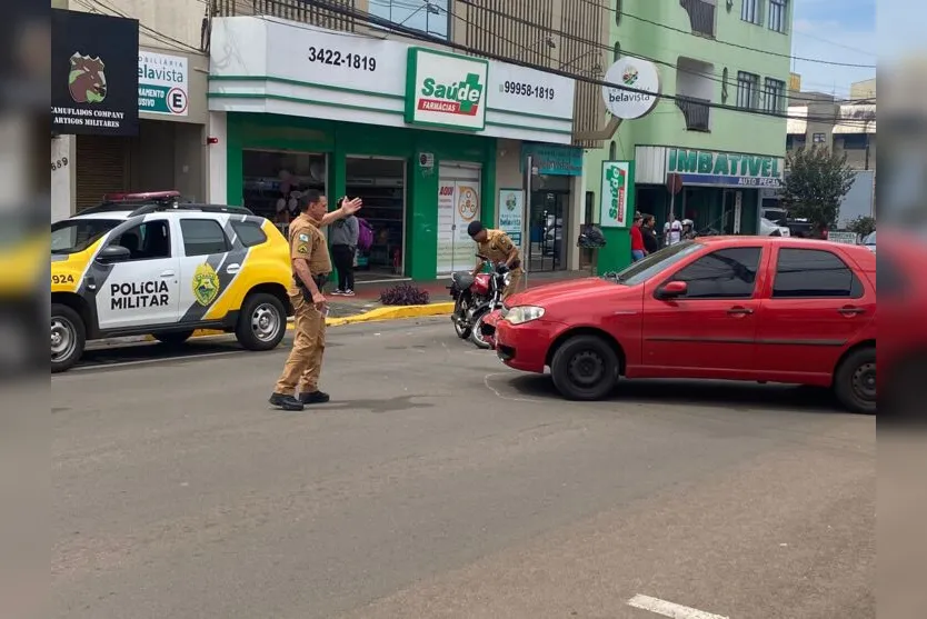  Acidente ocorreu no centro de Apucarana, nesta sexta (7) 