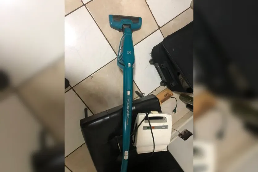  Aspirador de pó foi um dos objetos furtados 