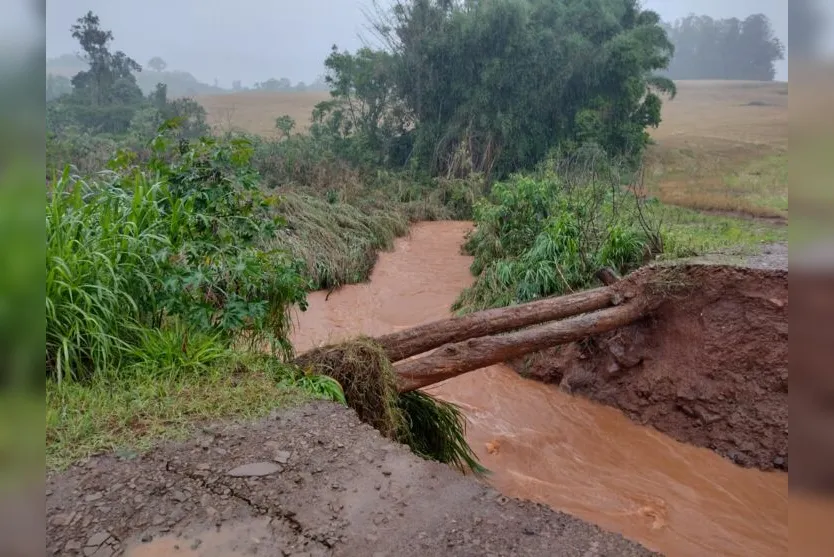 Chuva coloca Ivaiporã em estado de emergência; Vale do Ivaí em alerta