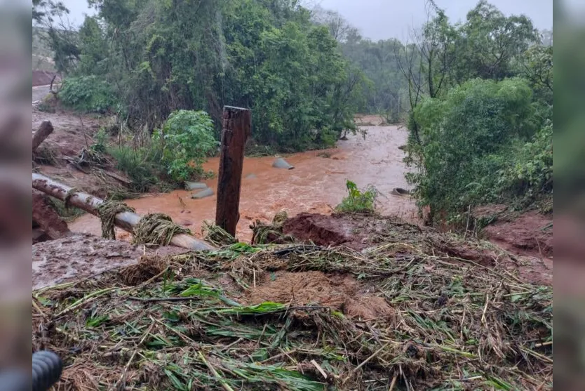 Chuva coloca Ivaiporã em estado de emergência; Vale do Ivaí em alerta