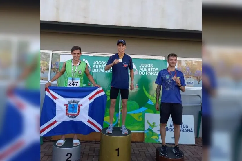  Edson Emídio conquistou ouro na prova de 5.000m 