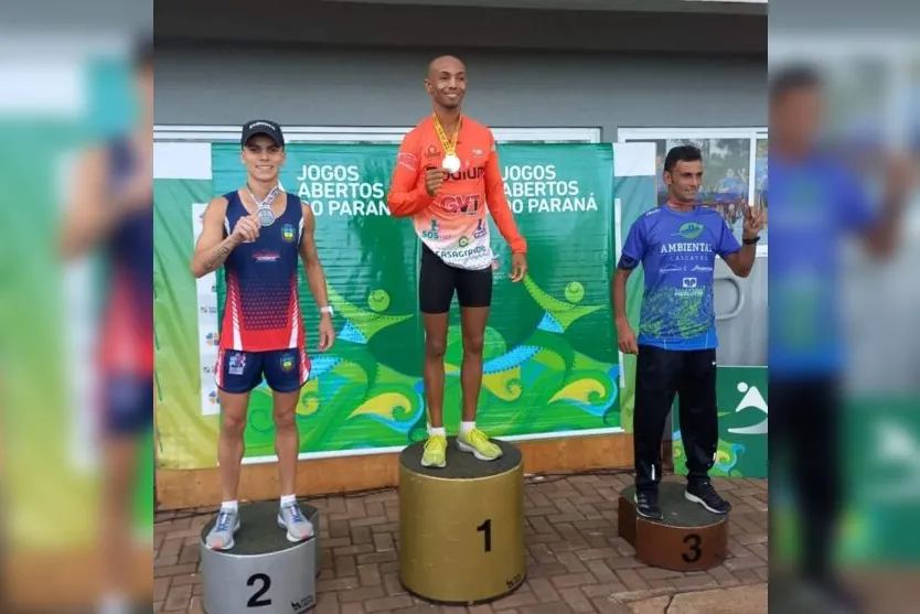  Edson Emídio conquistou prata na prova de 10.000 m 