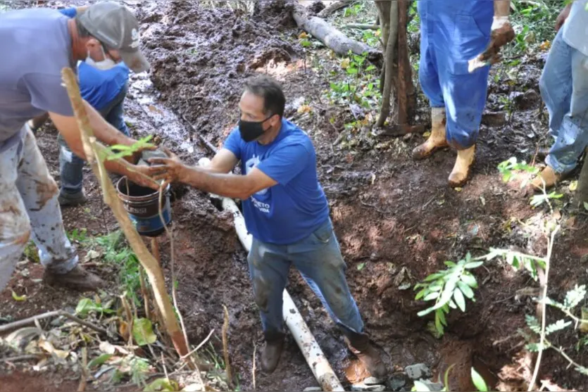  Em Jandaia do Sul o projeto Água é Vida é realizado através do departamento de Fomento à Agropecuária e Meio Ambiente 