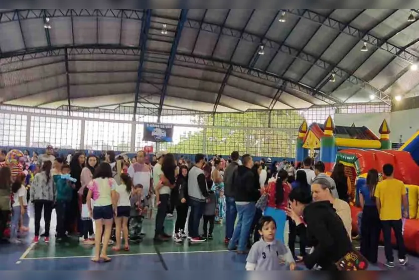  Evento foi  celebrado com várias atividades lúdicas para a garotada 