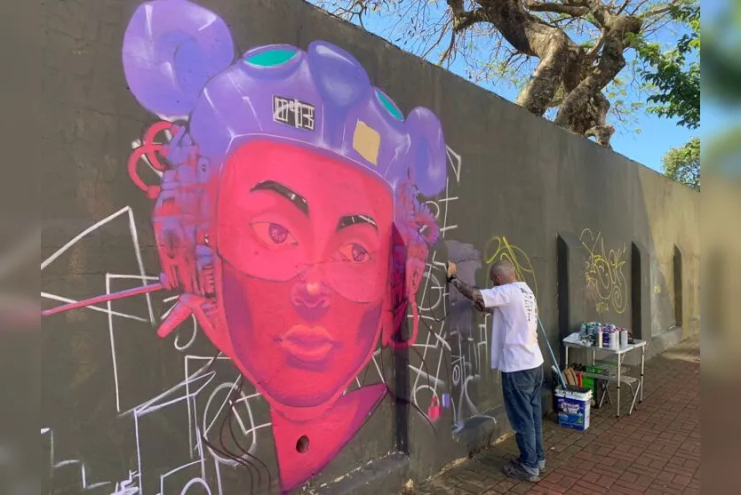  Muro do Colégio Nilo Cairo vai ganhar novos desenhos 