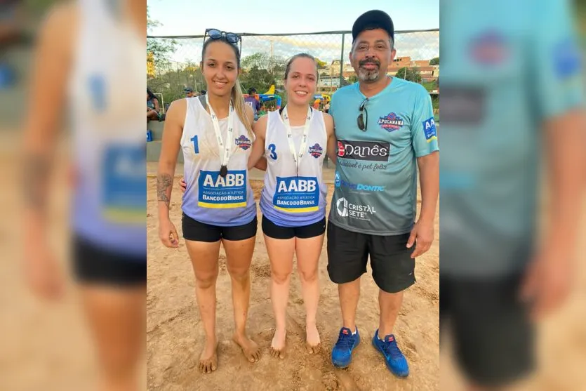  Nathalia, Laura e Sassá representaram Apucarana nos Jogos Abertos do Vale do Ivaí 