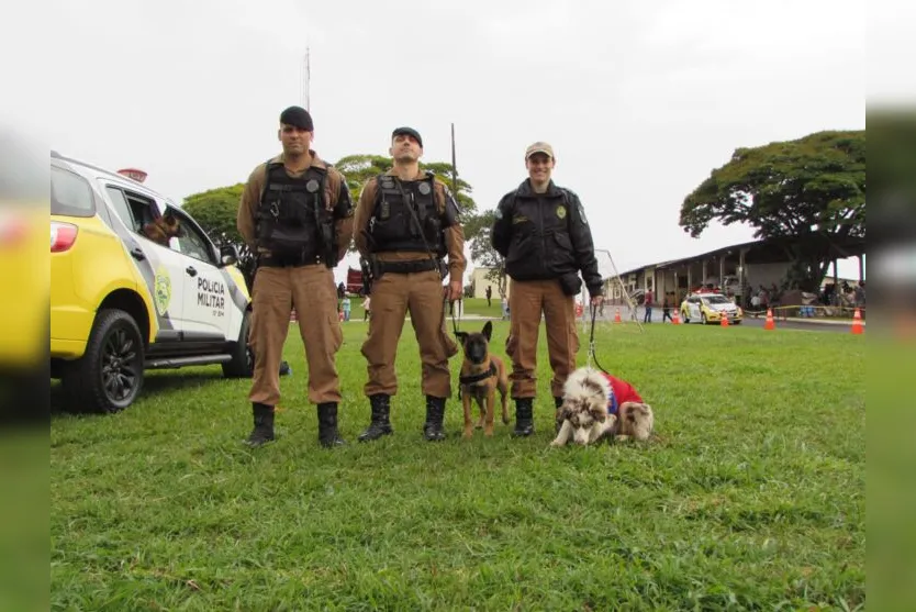  O “PMPR KIDS” foi um dos eventos realizados em comemoração ao 45º aniversário do 10º Batalhão de Polícia Militar 