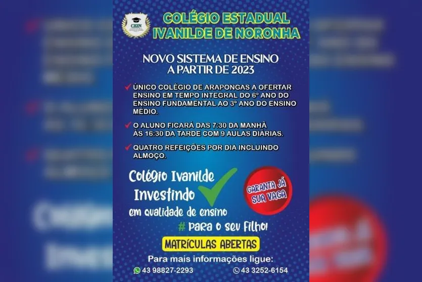  O novo sistema de ensino será integrado ao Ensino Médio 