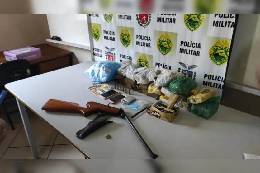  PMs de todo o 10º Batalhão de Polícia Militar, com sede em Apucarana, participaram da ação 