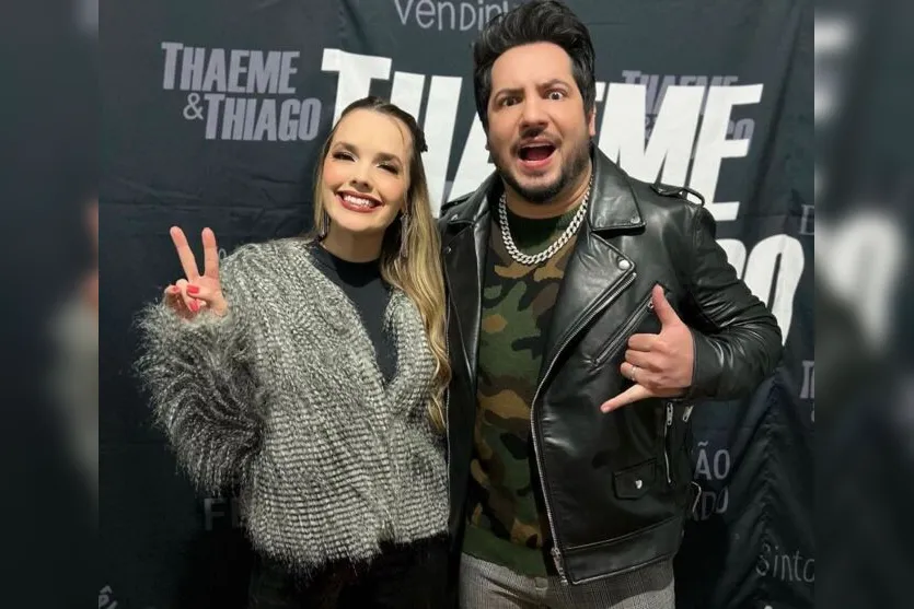  Thaeme e Thiago se apresentam no dia 9 de dezembro em Cruzmaltina 