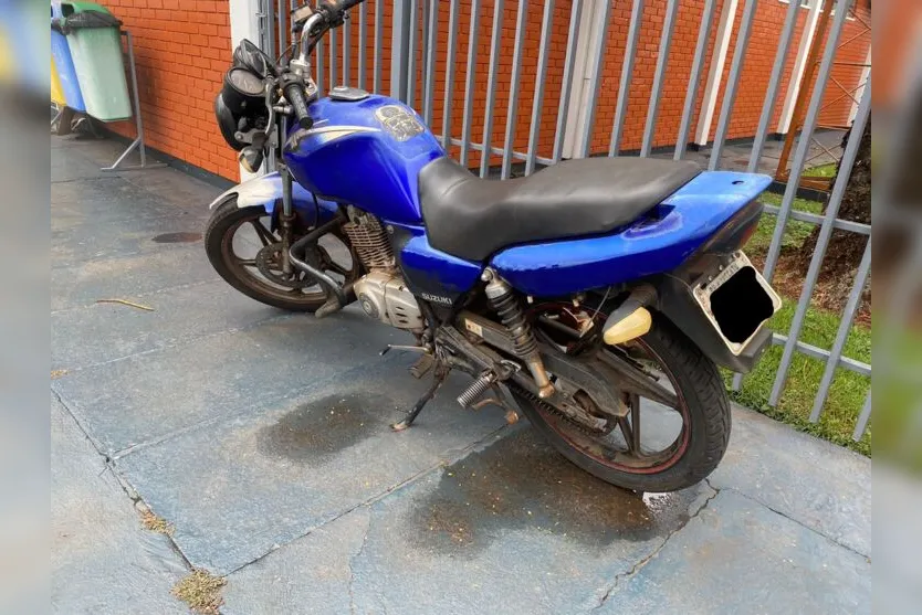  Uma outra motocicleta também foi encontrada na casa de um dos suspeitos 