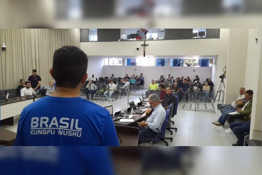  Vereadores parabenizaram os atletas e o Marcos da Vila Reis anunciou uma Moção de Aplausos aos campeões 