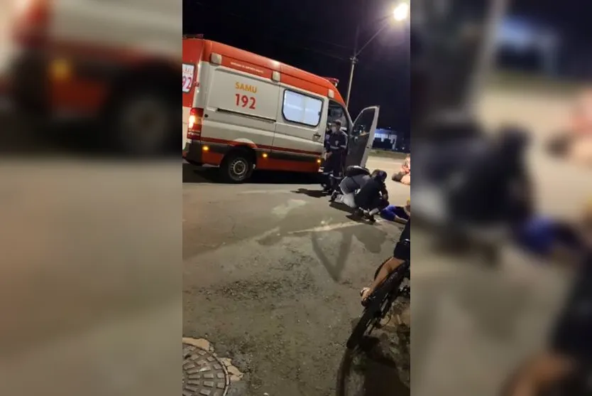  A batida aconteceu na noite desta quinta-feira (24), na Avenida Brasil 