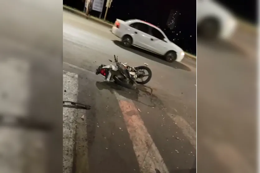  A batida aconteceu na noite desta quinta-feira (24), na Avenida Brasil 