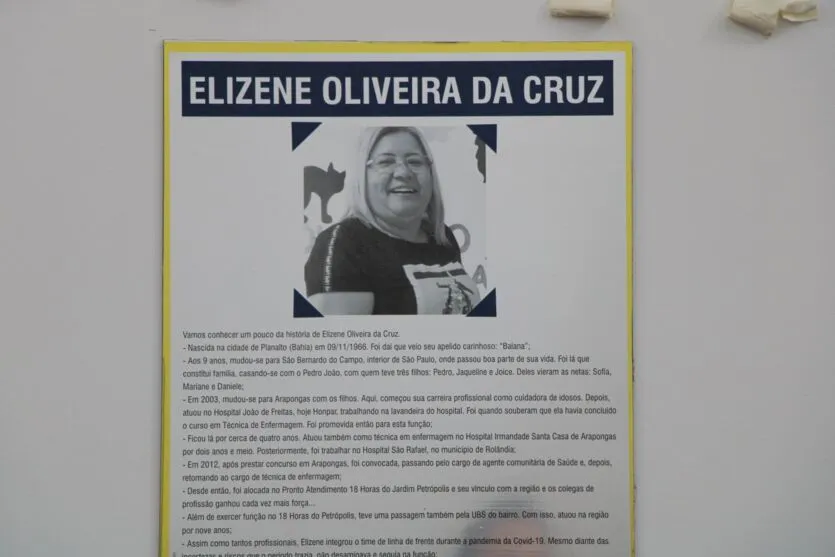  Com a presença de seus familiares e colegas de profissão, ela foi relembrada com carinho e muita saudade 