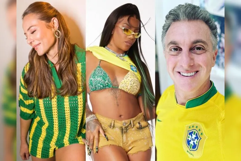 Copa do Mundo: Famosos mostram looks para assistirem ao Brasil