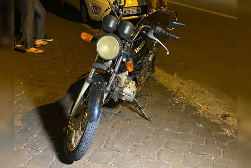  Motociclista estava consciente quando foi atendido pelos socorristas 