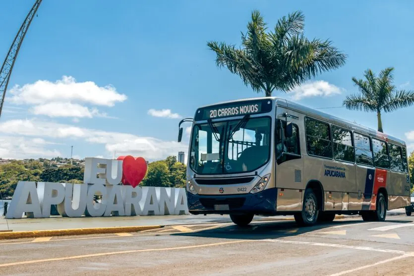  No pacote de tecnologia embarcada, a frota do transporte público de Apucarana trará também algumas inovações na área 