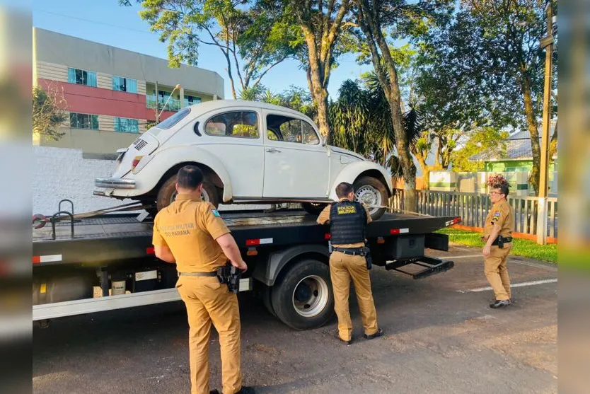  O veículo foi encontrado na tarde desta sexta-feira (18) pela PM 