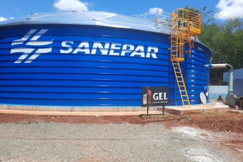  Obras da Sanepar avançam para mais que dobrar produção e reservação de água em Apucarana - 
