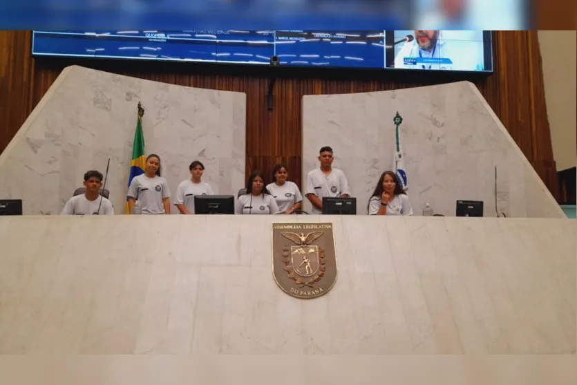  Os participantes foram acompanhados pelo presidente da Câmara Municipal de Apucarana, Franciley Preto, Poim 