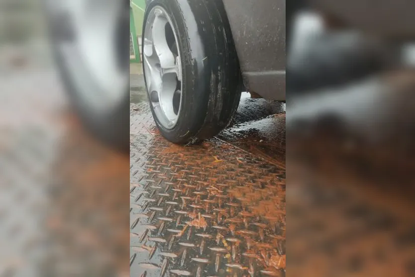  Os pneus da Ipanema estavam 'carecas' 