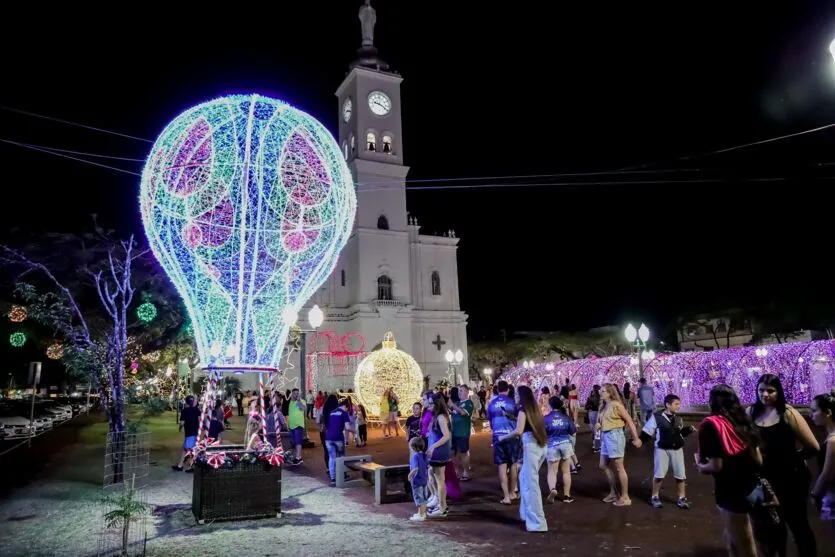 Papai Noel chega nesta quarta-feira (30) em Apucarana