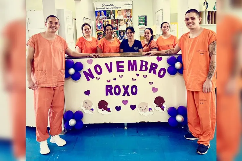  Para celebrar o mês do prematuro, a equipe da UTI Neonatal do Hospital da Providência Materno Infantil preparou uma surpresa 