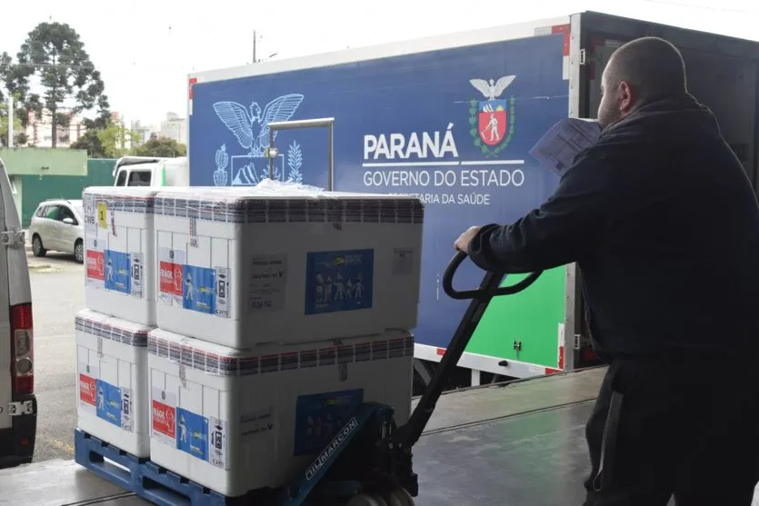 Paraná recebe mais 47 mil doses pediátricas contra a Covid-19