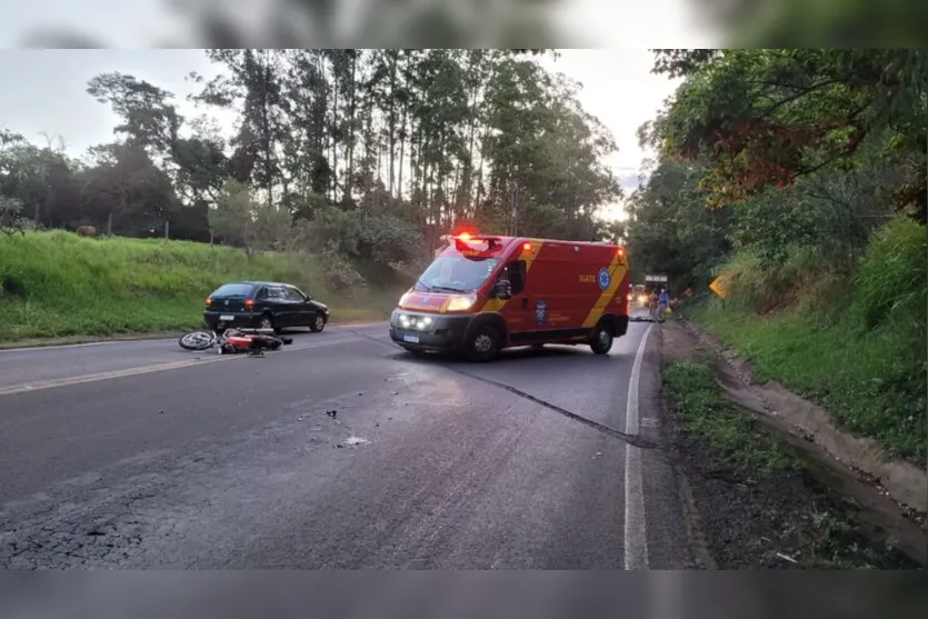  Socorristas do Samu constataram a morte do motociclista 