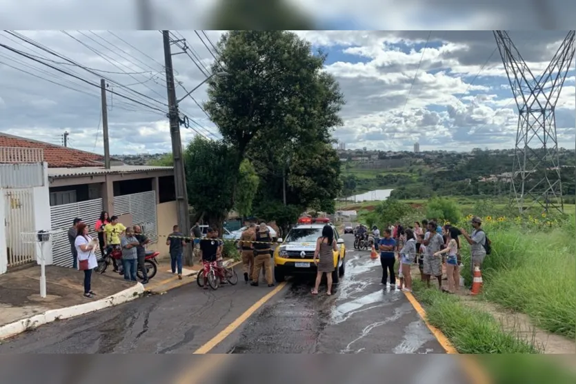  A residência ficou completamente destruída. 