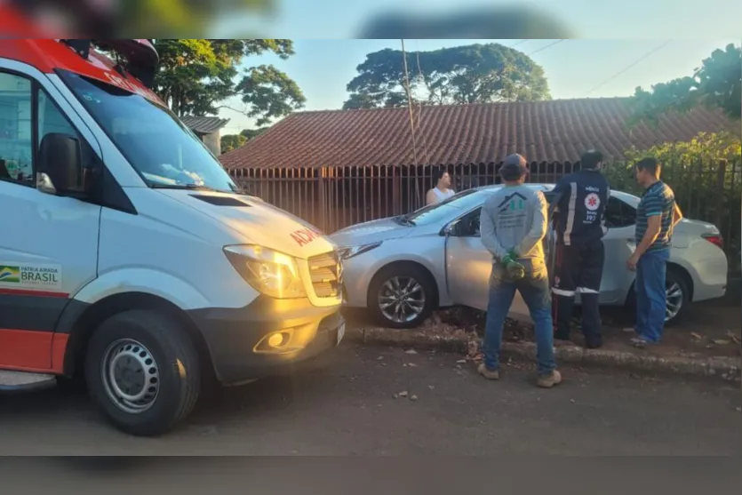 Apucaranense passa mal e perde controle da direção em Arapongas