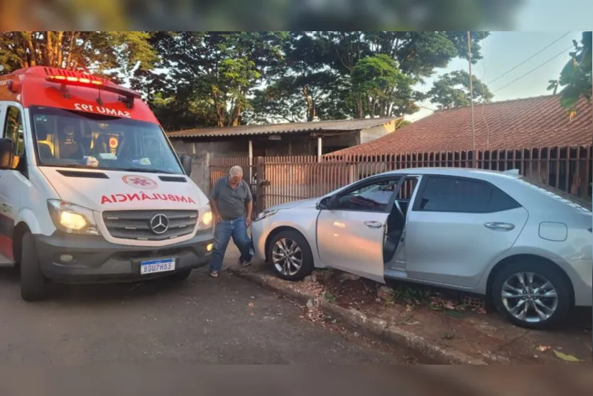 Apucaranense passa mal e perde controle da direção em Arapongas