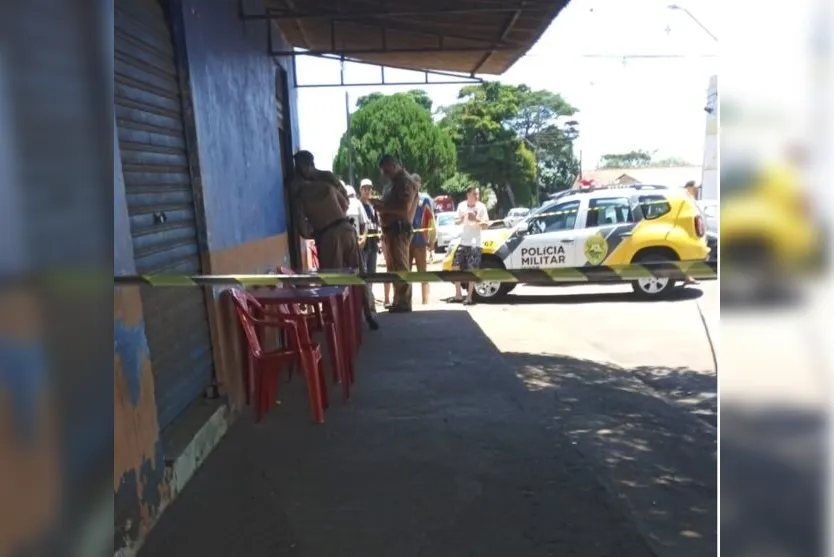  Crime aconteceu por volta das 11 horas, em um bar localizado na Rua São Pedro 