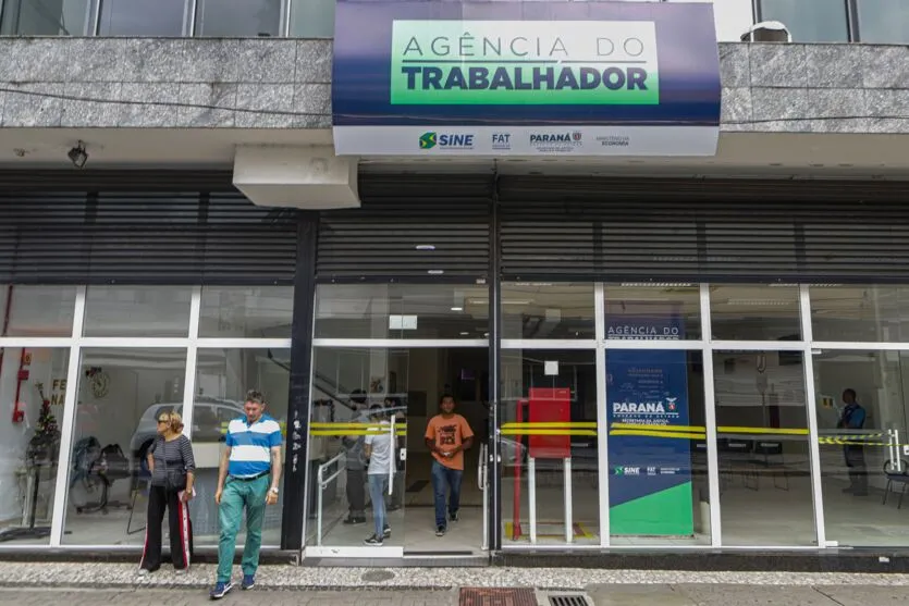  Curitiba, 12 de dezembro de 2022 - Agência do Trabalhador, localizado no centro da capital paranaense. Foto: Roberto Dziura Jr./AEN 