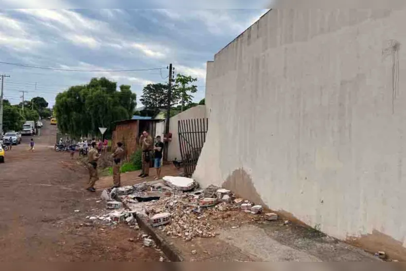 Família pede oração para garoto atingido por muro em São João do Ivaí