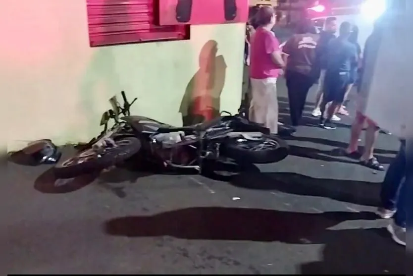  O acidente envolvendo duas motos foi num dos cruzamentos da avenida Maracanã 